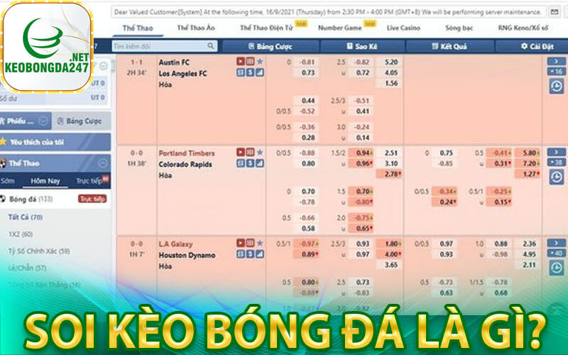 Soi kèo bóng đá là gì?